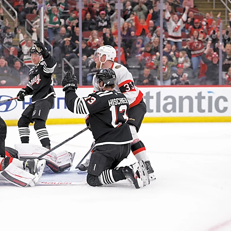 Nico Hischier scores in overtime, Devils beat the Senators 4-3