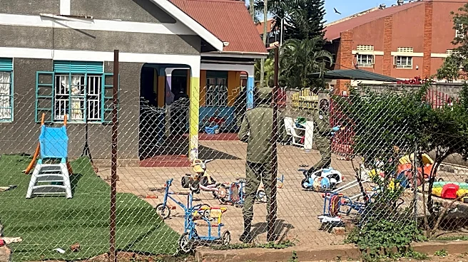 A trial in a tent draws crowds as Uganda debuts mobile court for man accused of killing 4 kids