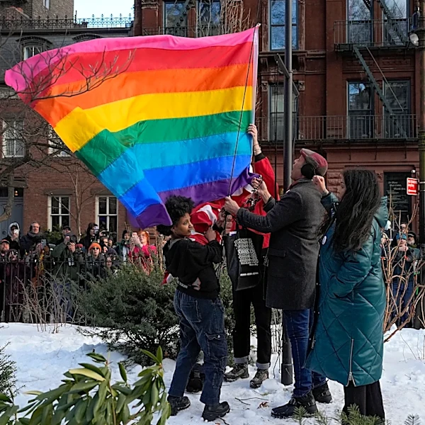 Trump administration agrees to keep flying rainbow Pride flag at New York’s Stonewall monument