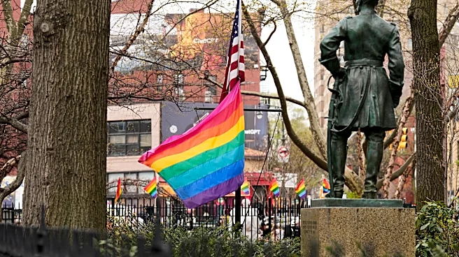 Trump administration agrees to return rainbow Pride flag to New York’s Stonewall monument