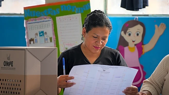 Outcome of Peruvian presidential election unknown after voting stretches into a second day