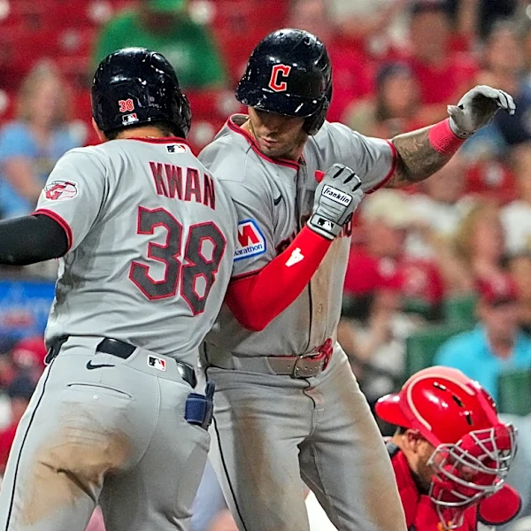 Martínez and Rocchio go deep as Guardians defeat Cardinals 9-3 despite Walker's 8th homer