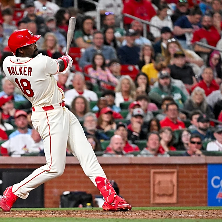 Walker hits MLB-leading 8th HR and joins Cardinals greats Musial, McGwire, Rolen and Pujols
