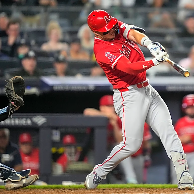 Mike Trout vs. Aaron Judge turns into starry slugfest of 3-time MVPs as Yankees edge Angels 11-10