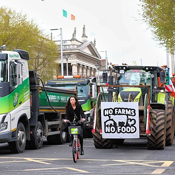 Fuel protests have Ireland's government facing possible no-confidence vote