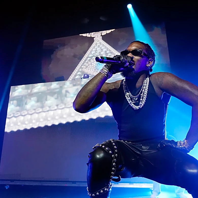 FBI says suspects tried to rob Offset outside a Florida casino when he was shot in the leg