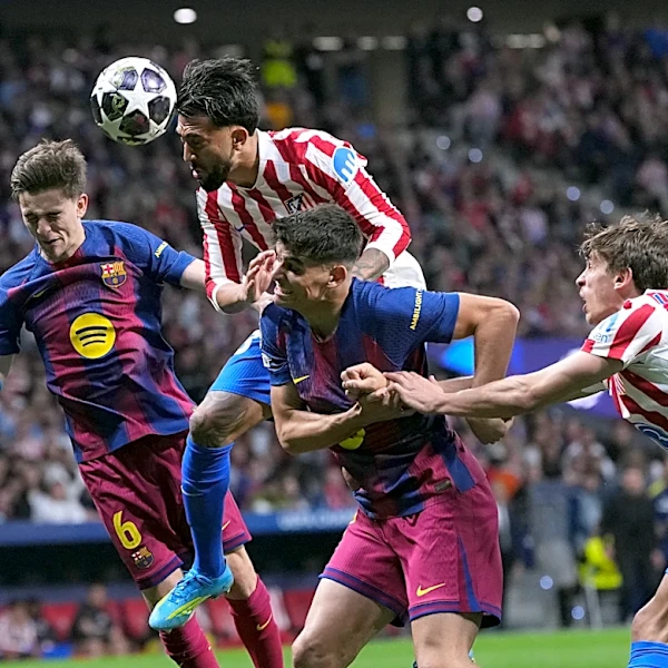 Atletico Madrid withstands Barcelona’s early blitz to reach the Champions League semifinals