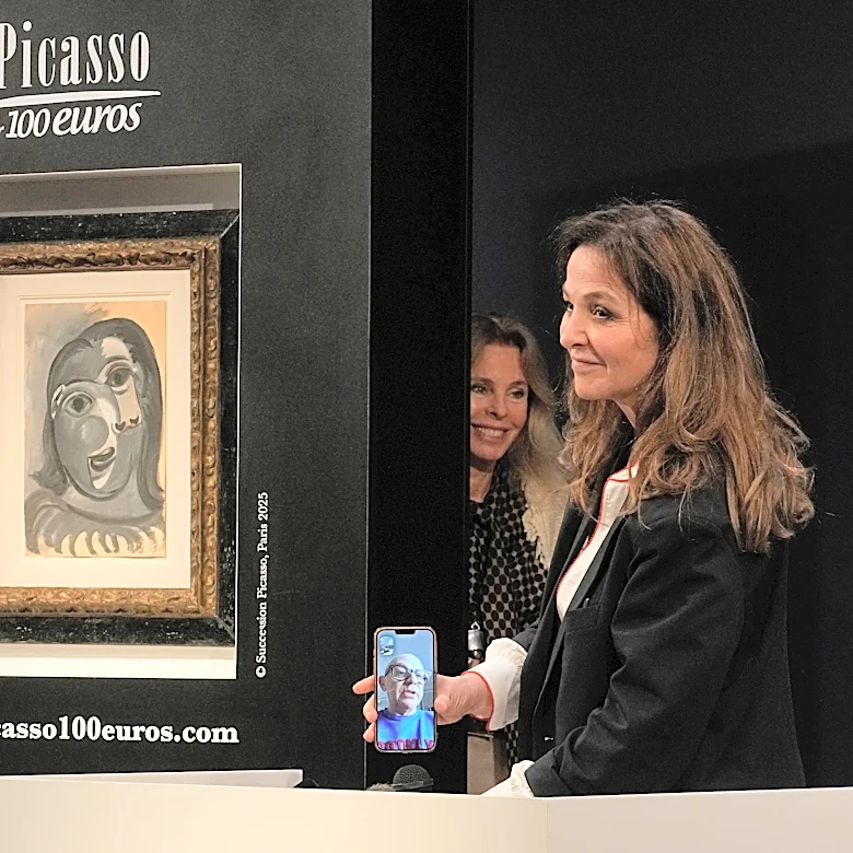 Raffle winner thrilled to claim a $1 million Picasso with a $117 ticket