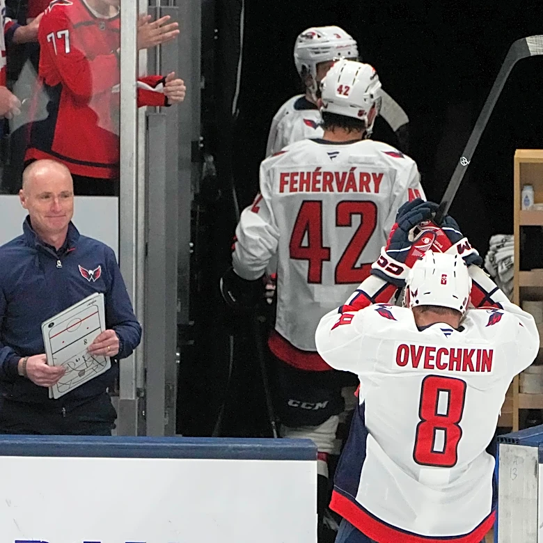 Chants of '1 more year' follow Ovechkin off the ice as retirement decision looms
