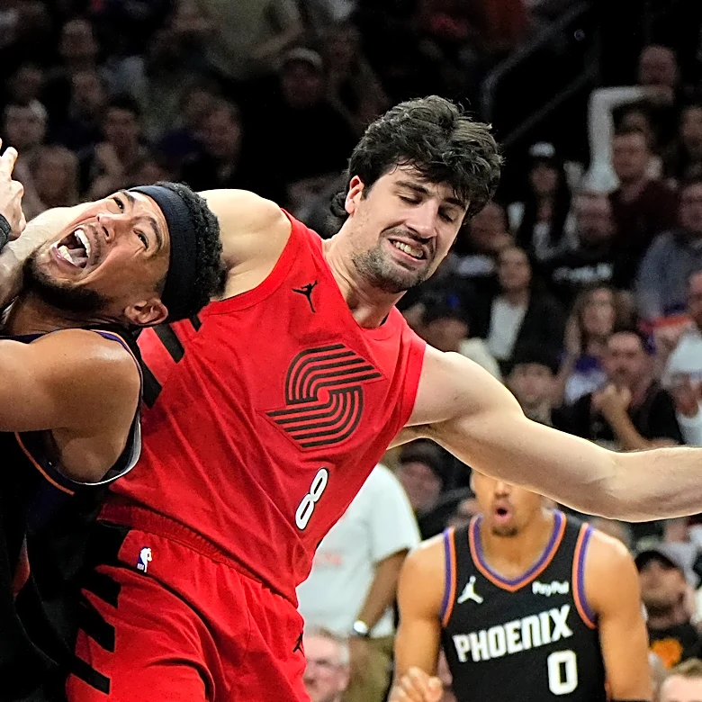 Deni Avdija drops 41 points in NBA postseason debut, leads Blazers to the playoffs