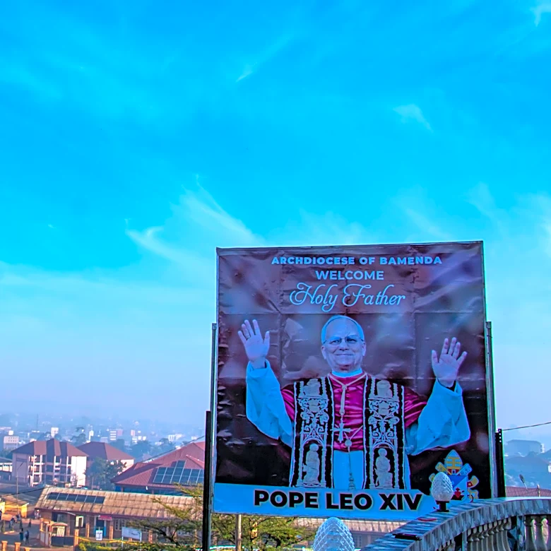 Pope arrives in Cameroon as separatists announce 3-day pause in fighting