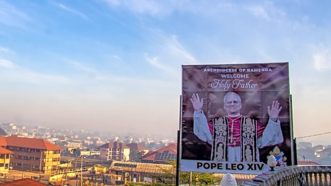 Pope arrives in Cameroon as separatists announce 3-day pause in fighting