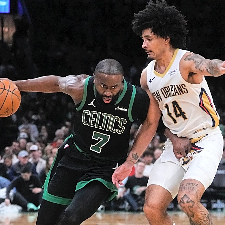 With Jaylen Brown leading and Jayson Tatum back, Celtics are whole again and NBA title contenders