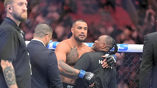 Report: Newly crowned UFC champ Carlos Ulberg says he lost title belt while celebrating the win