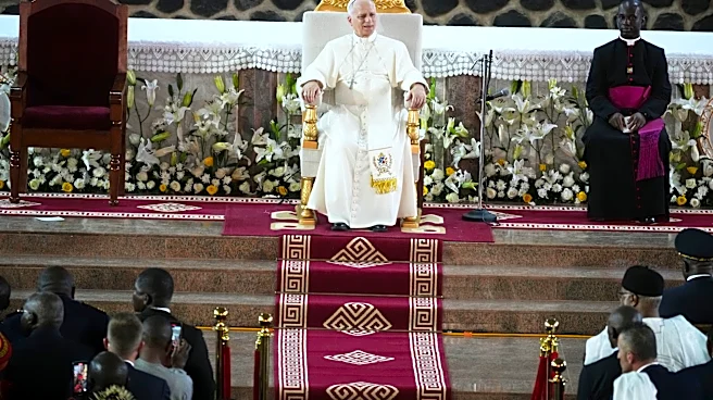 Pope blasts 'tyrants' ravaging the Earth during his visit to Cameroon