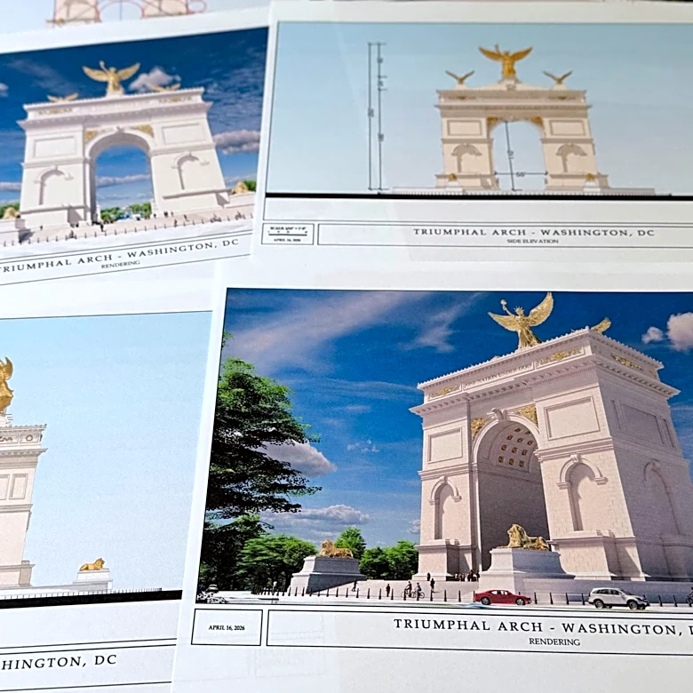 Federal agency approves concept for Trump's plan for a Triumphal Arch in Washington