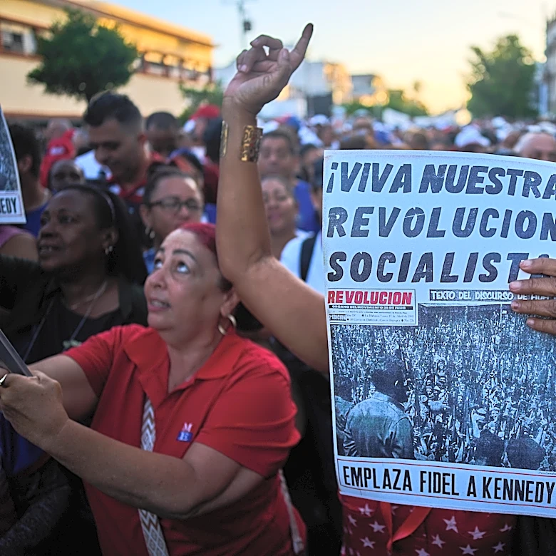 Cuba's president says island does not wish for US aggression but ready to fight if needed