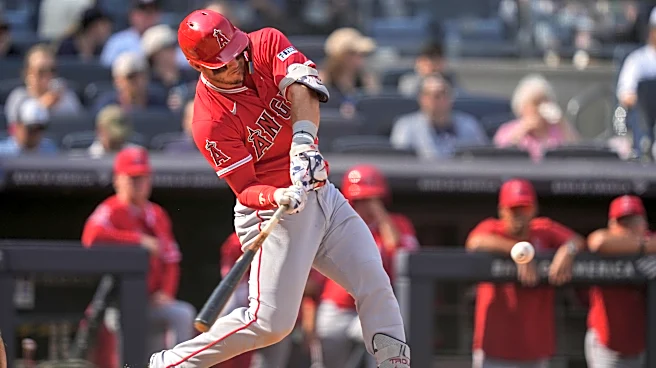 Trout homers again, helping Angels outslug Judge, Yankees to split 4-game series