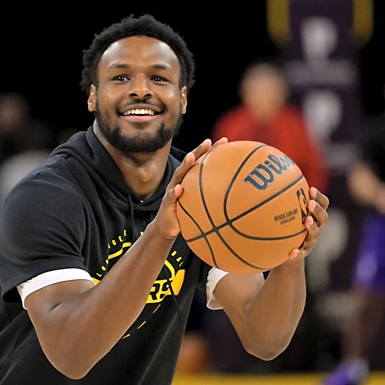 Bronny and LeBron James are looking forward to postseason playing time together with the Lakers