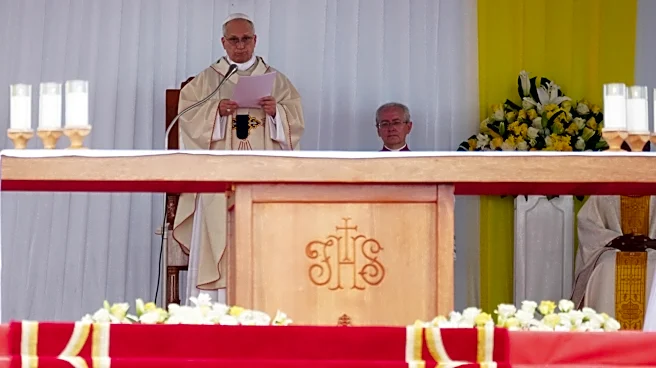 Pope urges young people to resist temptation of corruption in big Mass in Cameroon