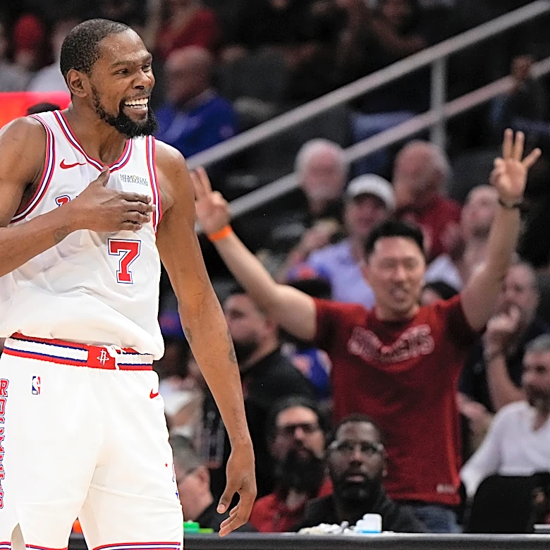 Kevin Durant returns to the playoffs, leading the Rockets into a 1st-round clash with the Lakers
