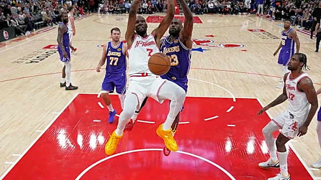 Kevin Durant, LeBron James meet in playoffs for 4th time when Rockets visit short-handed Lakers