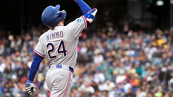 Nimmo hits leadoff homer, deGrom works 4 scoreless innings as Rangers beat Mariners 5-0
