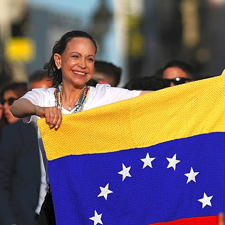 Venezuela’s Maria Corina Machado draws a huge Madrid crowd and rebuffs meeting with Spain's PM