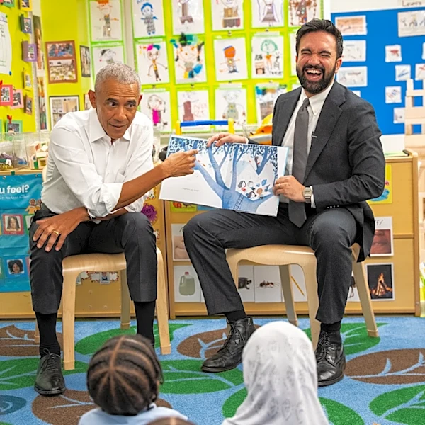 Obama meets Mamdani in New York City before reading to preschoolers