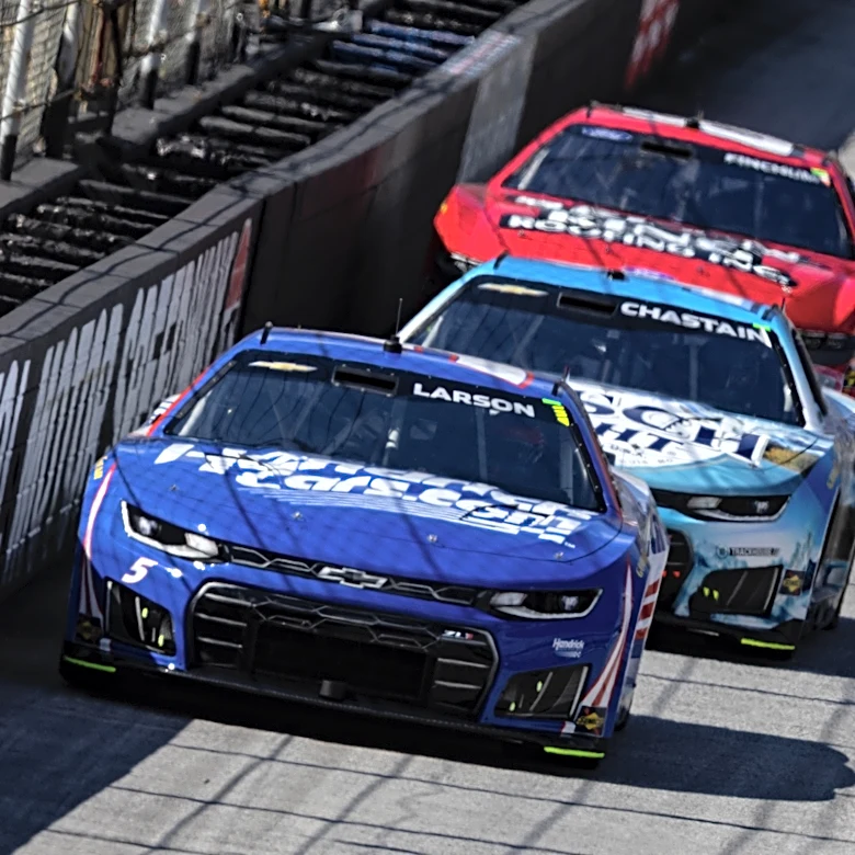 Kyle Larson returns to Kansas hoping to end a 32-race drought at a place where he's won three times