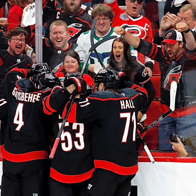 Stankoven, Hall, Andersen help Carolina Hurricanes top the Ottawa Senators 2-0 to open NHL playoffs