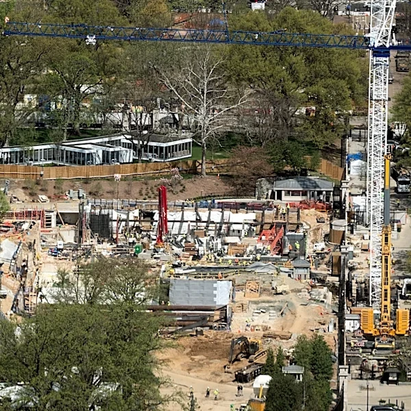 Construction on Trump's White House ballroom can continue for now, US appeals court says