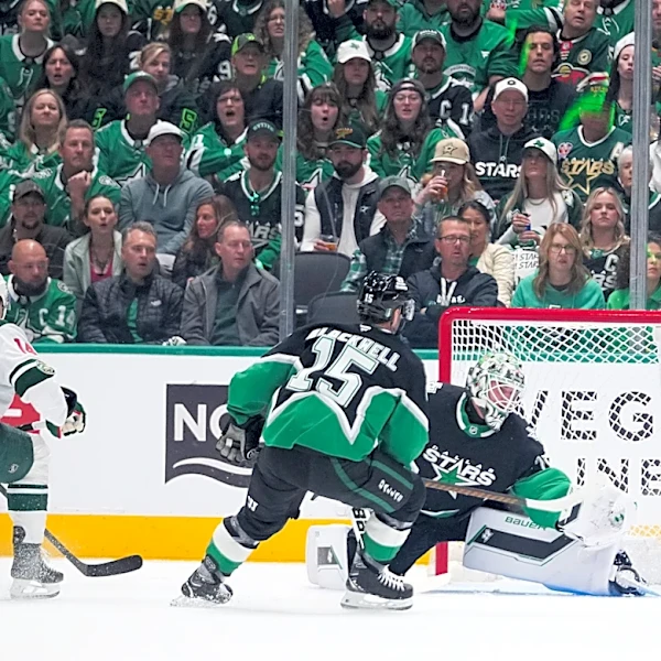 Boldy has 2 goals and an assist as Wild overwhelm Stars 6-1 to open series