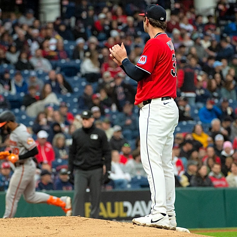 Gavin Williams strikes out 11 in the Guardians' 4-2 win over the Orioles