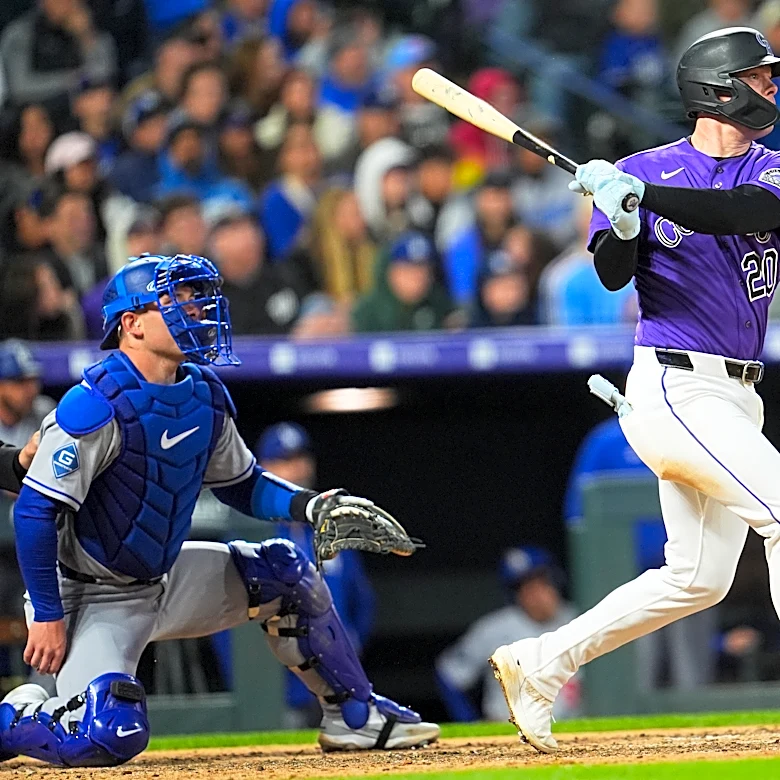 Johnson's go-ahead 2-run double in the 6th helps Rockies beat Dodgers 4-3