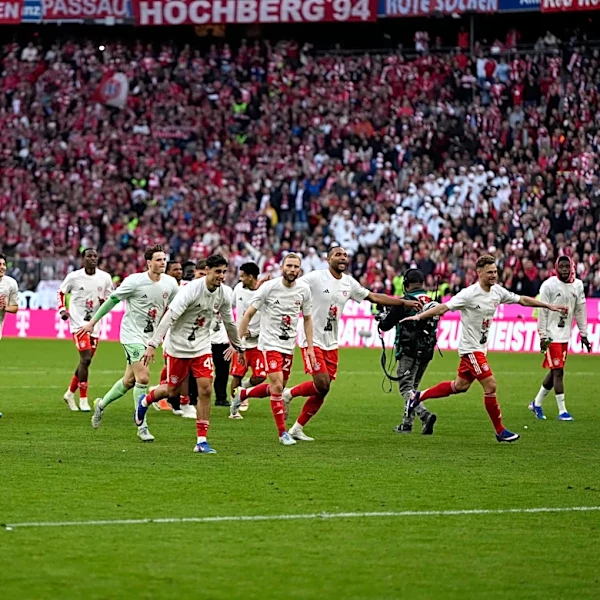 Bayern Munich clinches another Bundesliga title with 4-2 win over Stuttgart