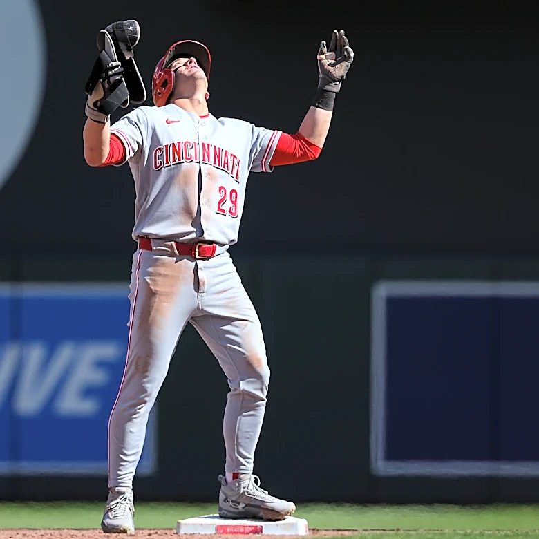 TJ Friedl has 3-run double in 9th, and Reds rally for 7-4 win in 10 for 3-game sweep of Twins