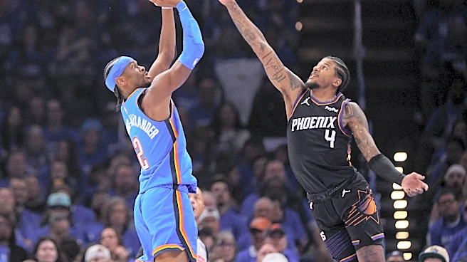 Gilgeous-Alexander scores 25 as reigning champion Thunder open playoffs with 119-84 win over Suns