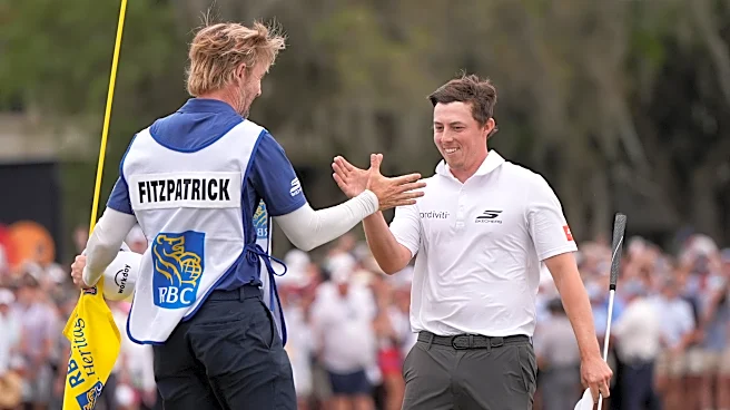 Fitzpatrick holds off Scheffler at Harbour Town. Rahm, Cink also win on busy day in golf