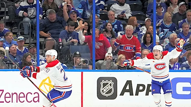 Juraj Slafkovsky's hat trick lifts Canadiens to 4-3 overtime win over the Lightning in Game 1