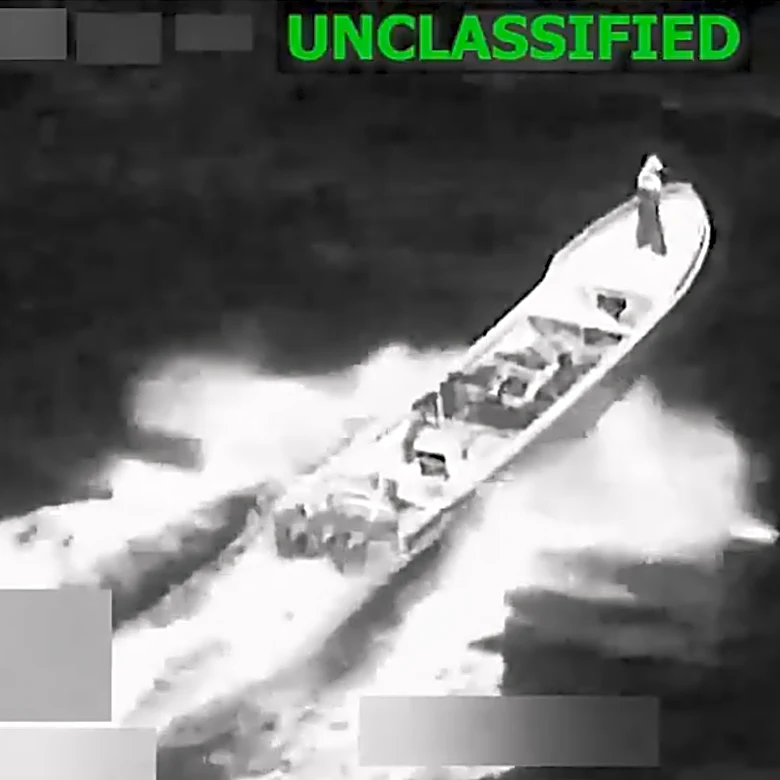 US military strike on alleged drug boat kills 3 in Caribbean Sea