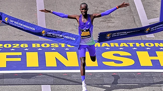 Defending champs John Korir, Sharon Lokedi repeat at Boston Marathon. Korir breaks course record