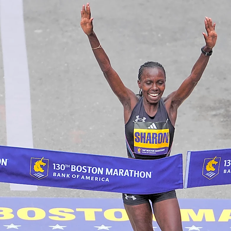 Sharon Lokedi repeats as Boston Marathon women's champion, leading a Kenyan top four