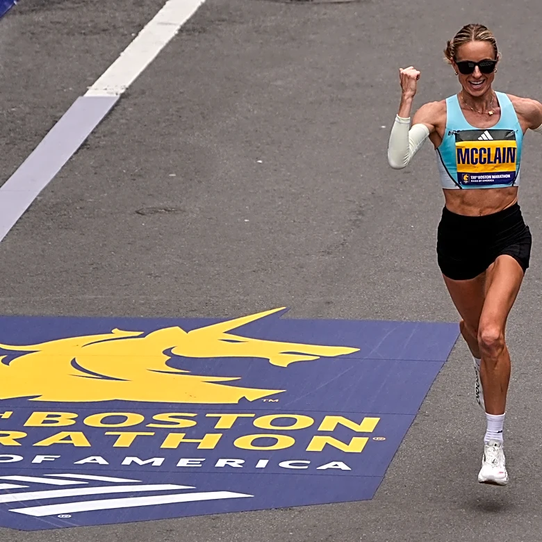 Zouhair Talbi and Jess McClain run the fastest times ever for Americans at the Boston Marathon