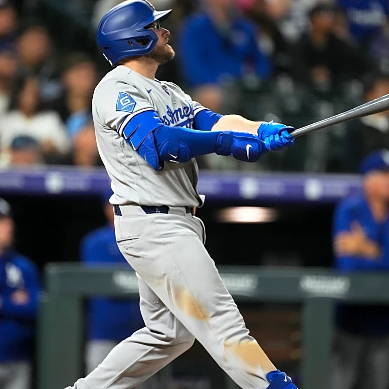 Muncy, Rushing both homer twice as Dodgers rout Rockies 12-3 behind Wrobleski to split 4-game set