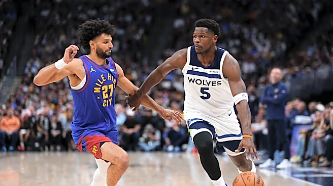 Edwards and Randle rally Timberwolves past Nuggets 119-114 to even series at 1 apiece