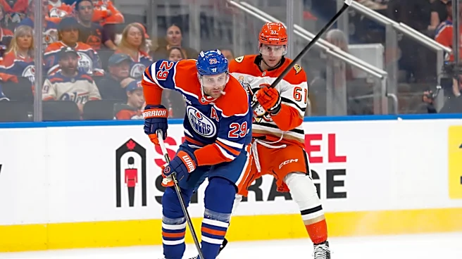 Leon Draisaitl returns to lineup and gets 2 assists to help Oilers beat Ducks in playoff opener