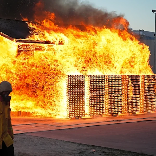 As the planet warms, scientists burn homes to figure out how to best protect them in wildfires
