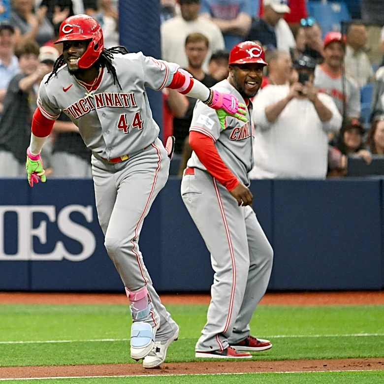 Elly De La Cruz hits 2 of Reds' 5 home runs in 12-6 victory over Rays