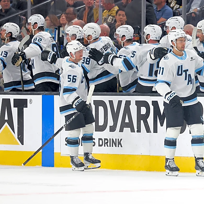 Logan Cooley scores late as the Mammoth beat the Golden Knights 3-2 to even playoffs series